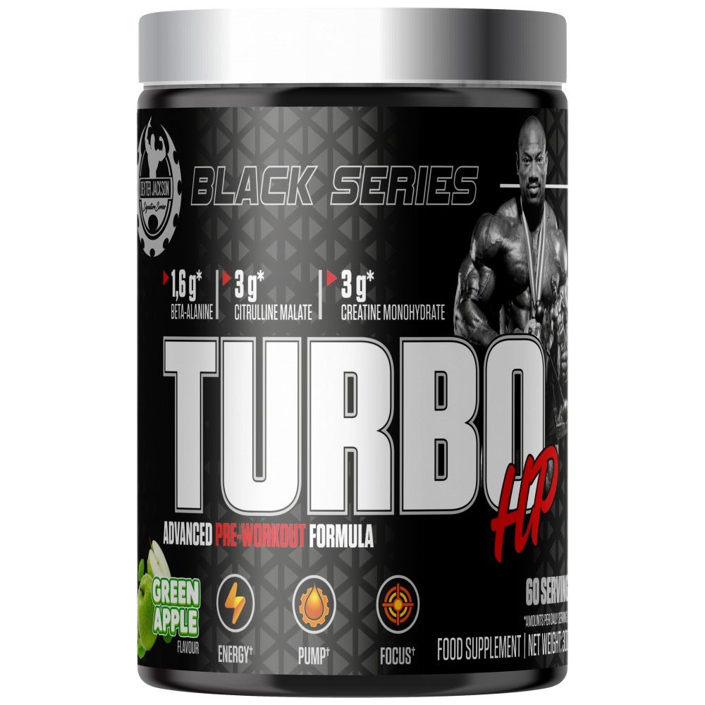 Schwarze Serie | Turbo HP Advanced Pre-Workout Formula – 300 Gramm
