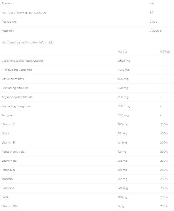 Boom Pre-Workout – 240 Gramm