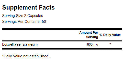 Boswellia 400 mg – 100 Kapseln