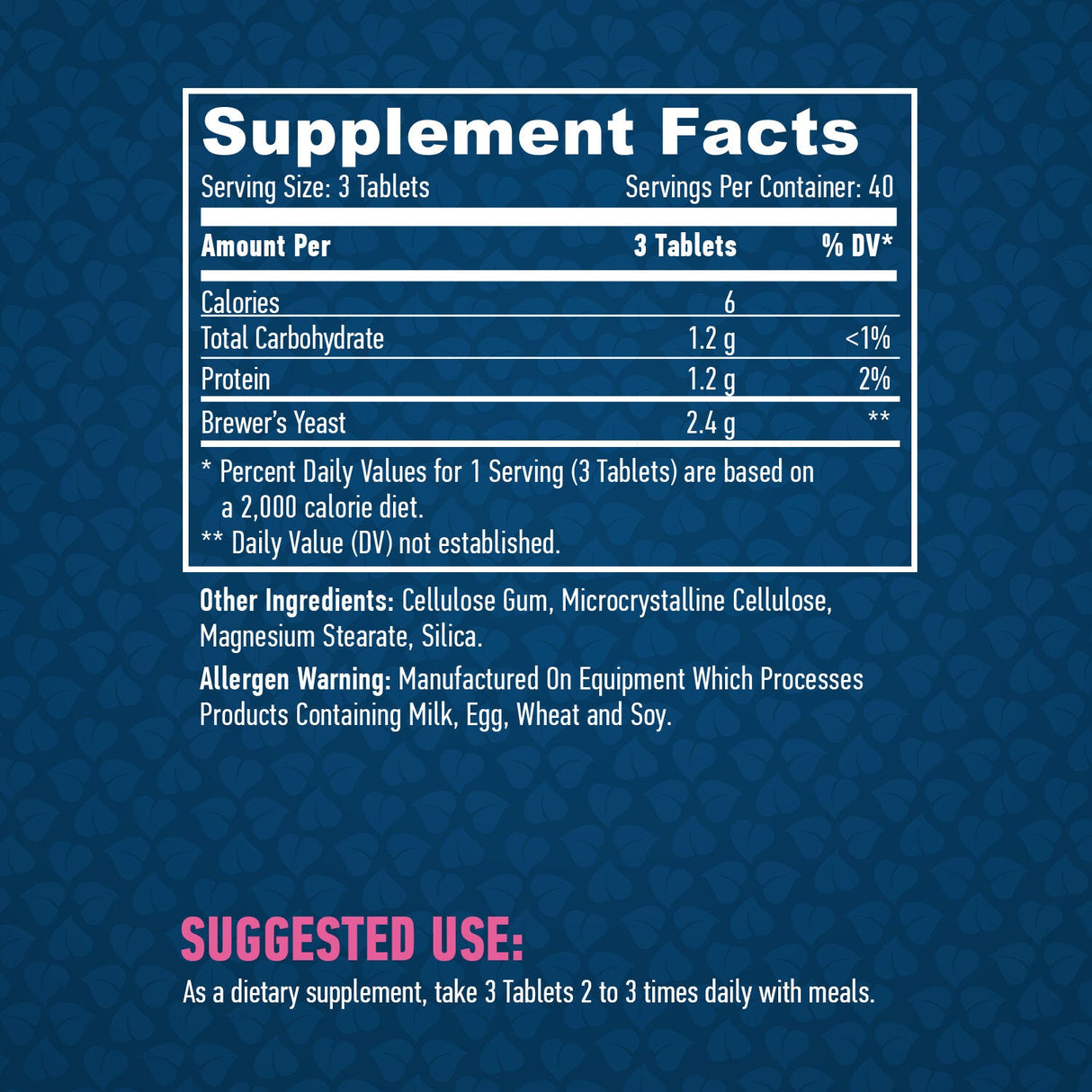 Bierhefe 800 mg/120 Tabletten.