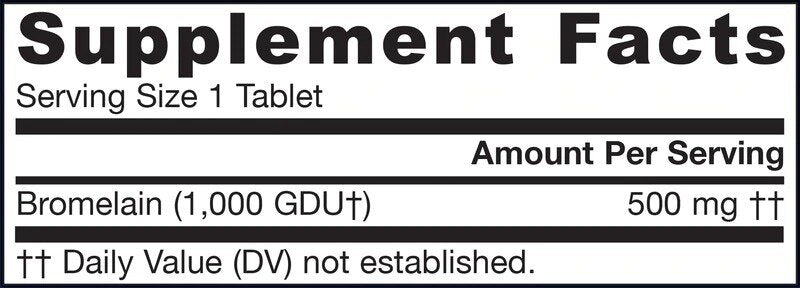 Bromelain 1000 gdu – 60 Tabletten