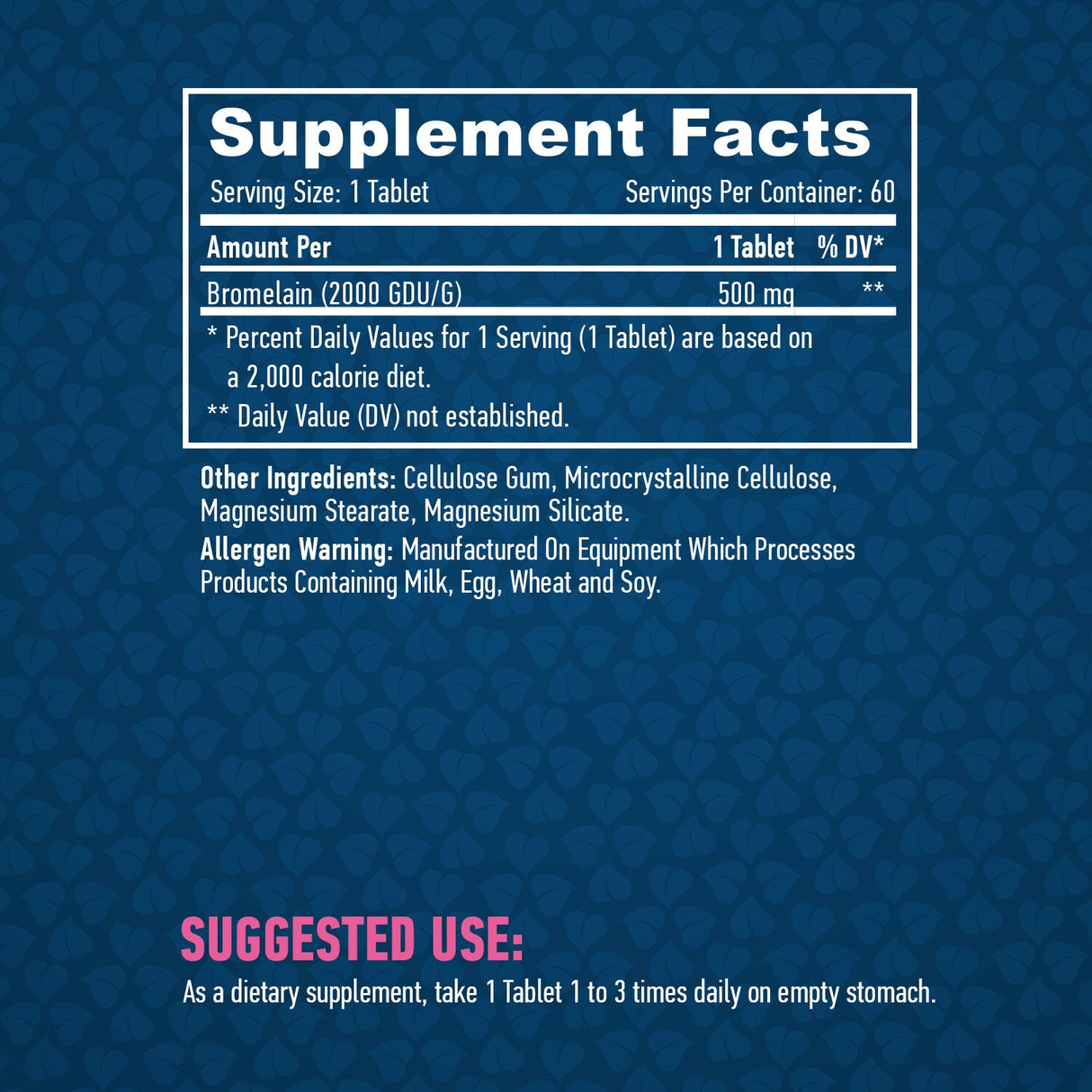 Bromelain 500 mg/60 Kapseln.