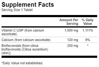 Gepuffertes Vitamin C mit Bioflavonoiden 1000 mg 250 Tabletten