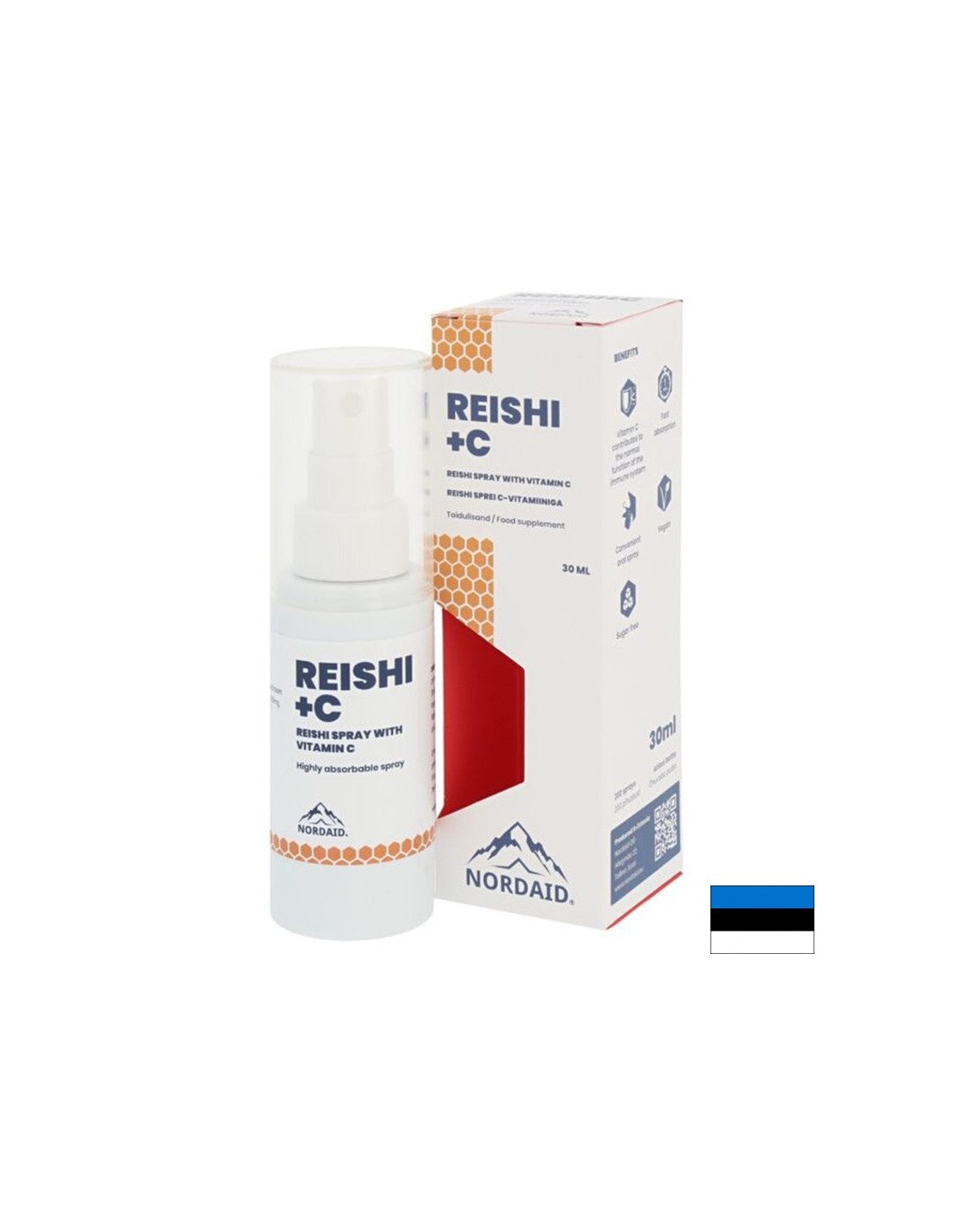 Immunität – Reishi + Vitamin C, Mundspray 30 ml/200 Sprühstöße <tc>Nordaid</tc>