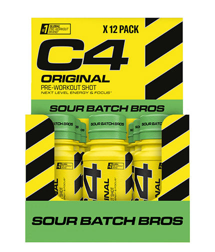 C4 Pre-Workout Shots/12 x 60 ml – 0,700 kg