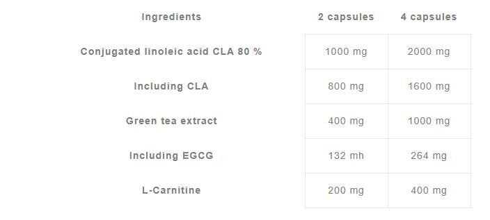 CLA und Grüner Tee plus L-Carnitin 60 Kapseln <tc>Olimp</tc>