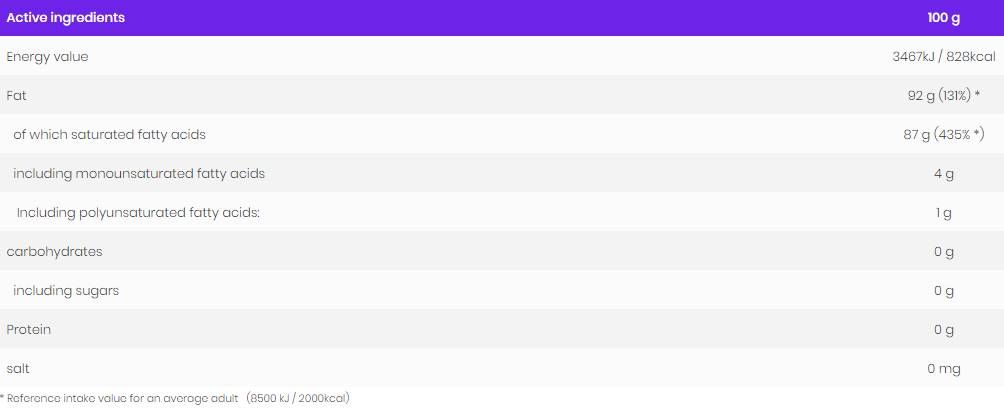 Kokosnussöl extra jungfräulich - 400 \ ма &kunft