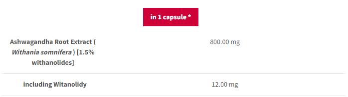 Ashwagandha 800 | Pflanzenanpassungen - 60 Kapseln