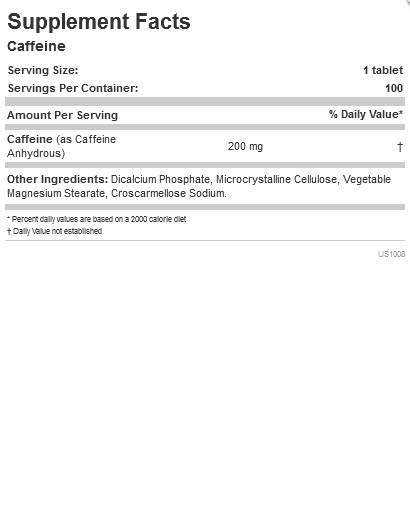 Koffein – 100 Tabletten