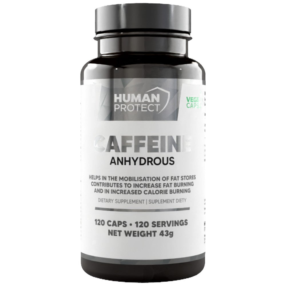 Wasserfreies Koffein 200 mg – 120 Kapseln
