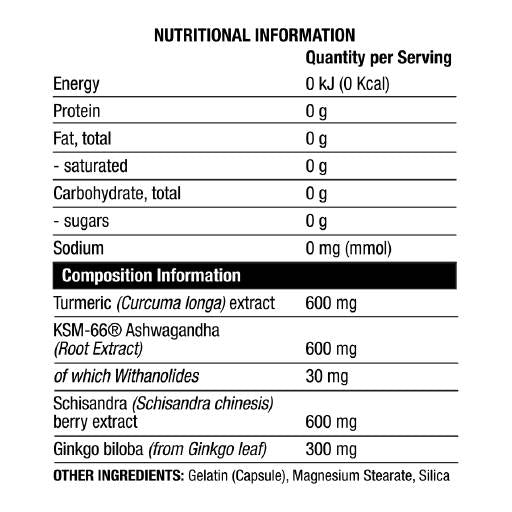 Beruhige das Chaos | Cortisol-Regulator – 90 Kapseln