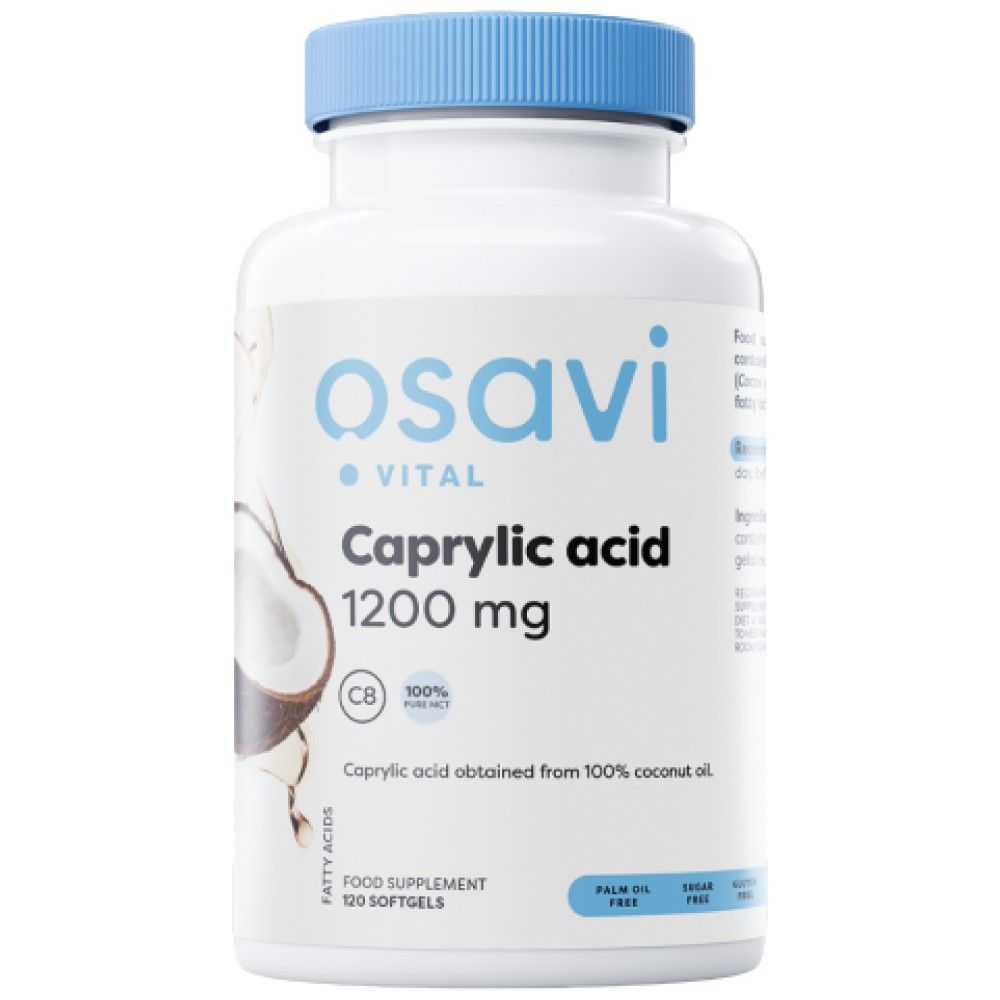 Caprylsäure 1200 mg – 120 Gelkapseln