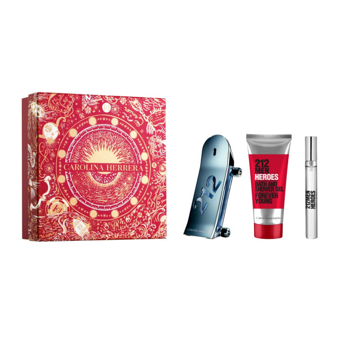 <tc>CAROLINA HERRERA</tc> 212 Heroes Eau de Toilette Spray 90 ml Set 3 Stück