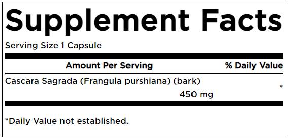 Cascara Sagrada 450 mg 100 Kapseln