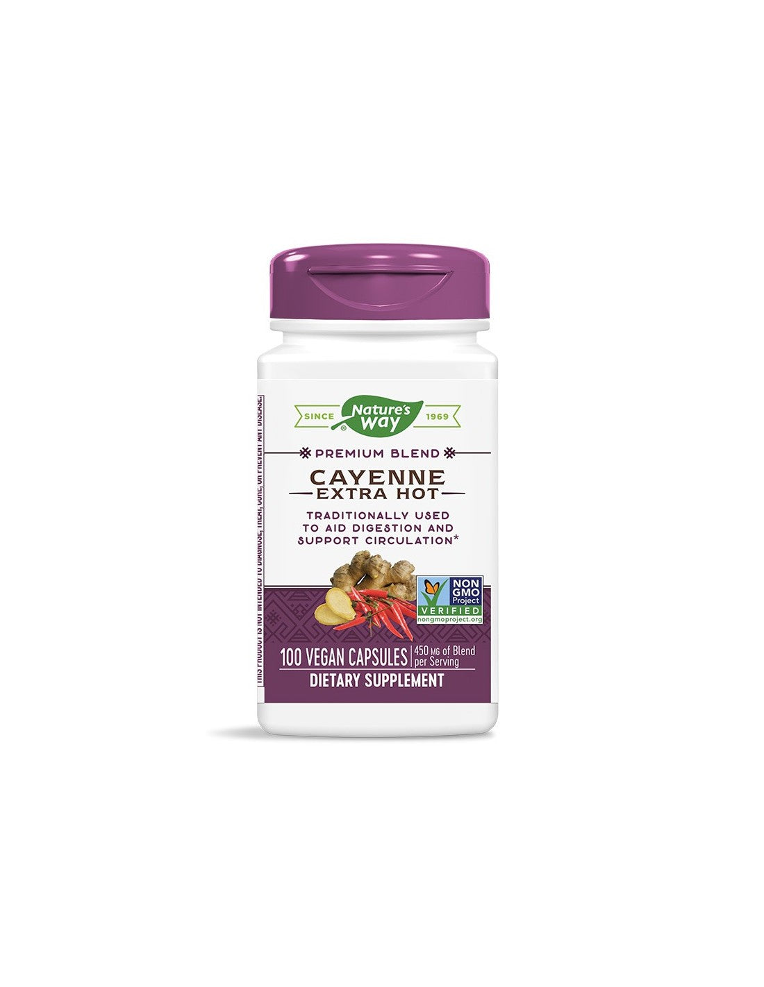 Cayenne Extra Hot 450 mg – 100 Kapseln