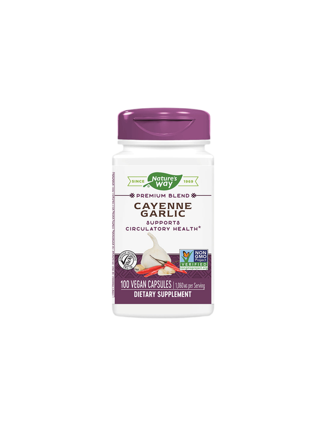 Cayenne-Knoblauch – 100 Kapseln