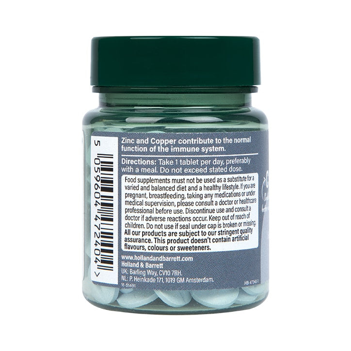 Chelatisiertes Zink und Kupfer 15 mg – 120 Tabletten