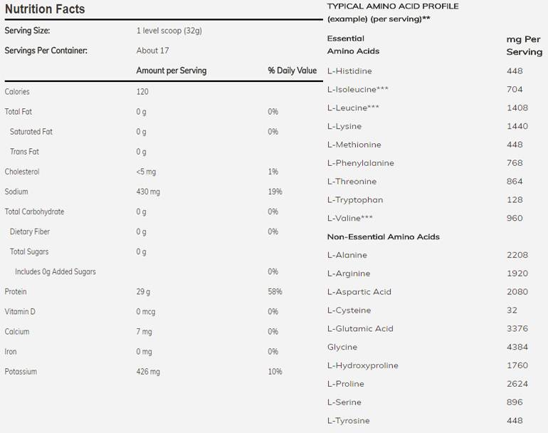 Hühnerprotein-Knochenbrühe – 544 Gramm