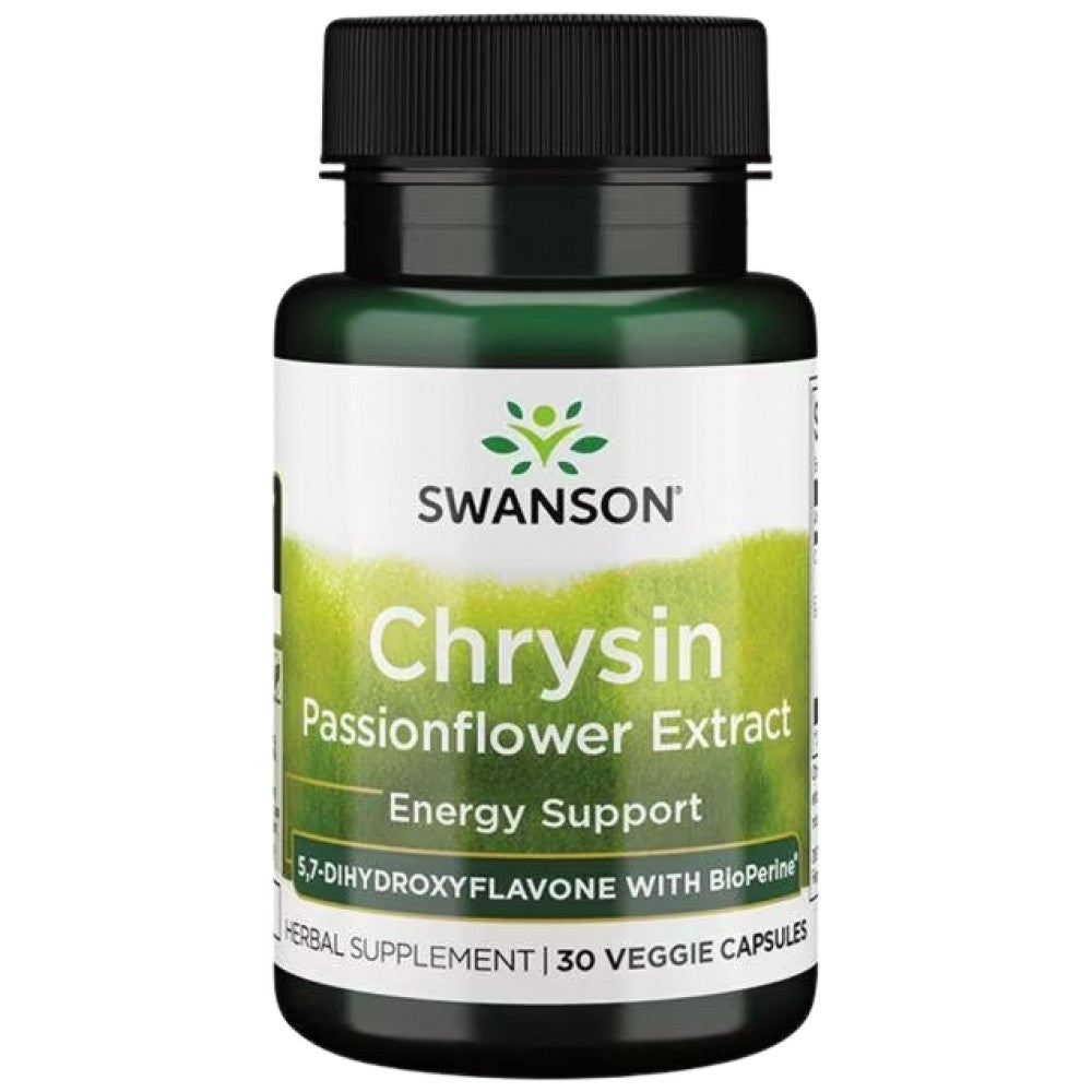 Chrysin | Mit Passionsblumenextrakt – 30 Kapseln