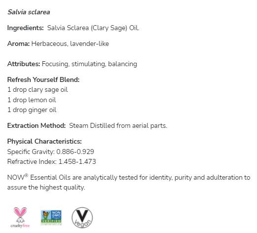 Muskatellersalbeiöl | 100 % reines Salvia Sclarea – 30 ml