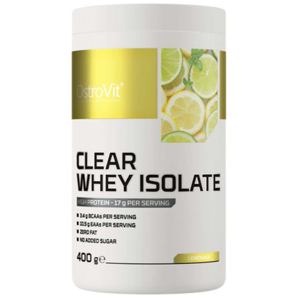 Klares Molkenisolat | 84 % Molkenproteinisolat ~ Null Fett und Kohlenhydrate 400 Gramm