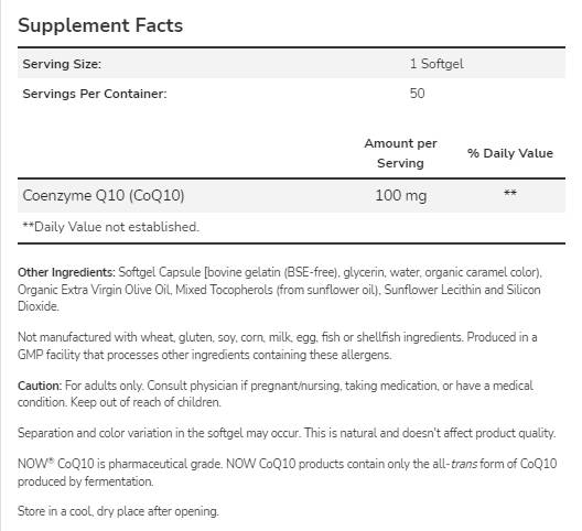 CoQ10 100 mg – 150 Gelkapseln