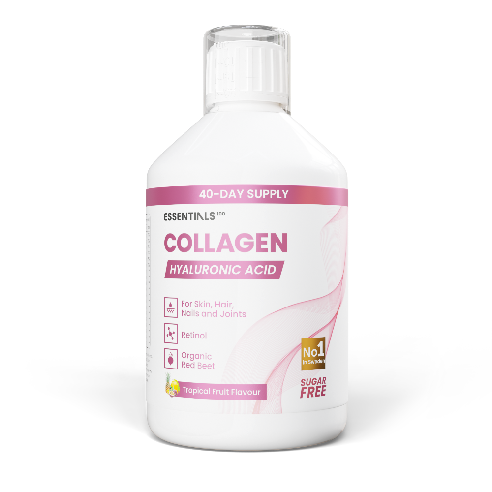 Kollagen mit Retinol, Hyaluronsäure, CoQ10 - (20/40 Dosen, 500 ml)