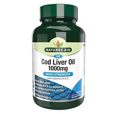 Lebertran 1000 mg 90 Kapseln NaturesAid