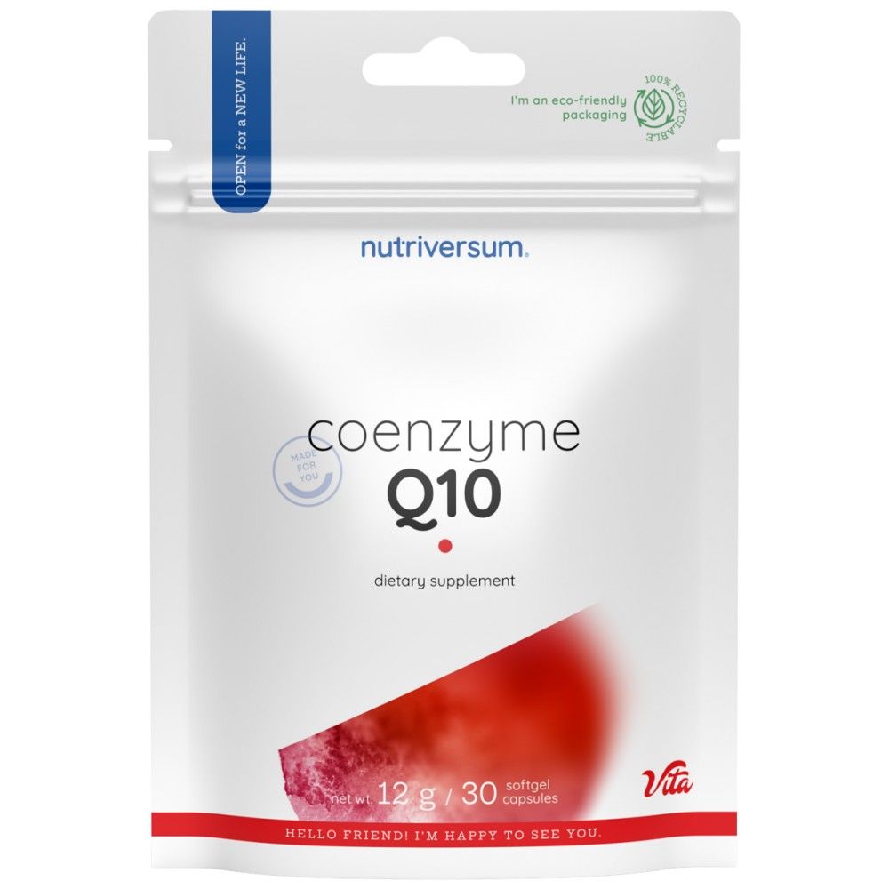 Coenzym Q10 | CoQ10 – 30 Gelkapseln