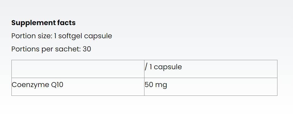 Coenzym Q10 | CoQ10 – 30 Gelkapseln