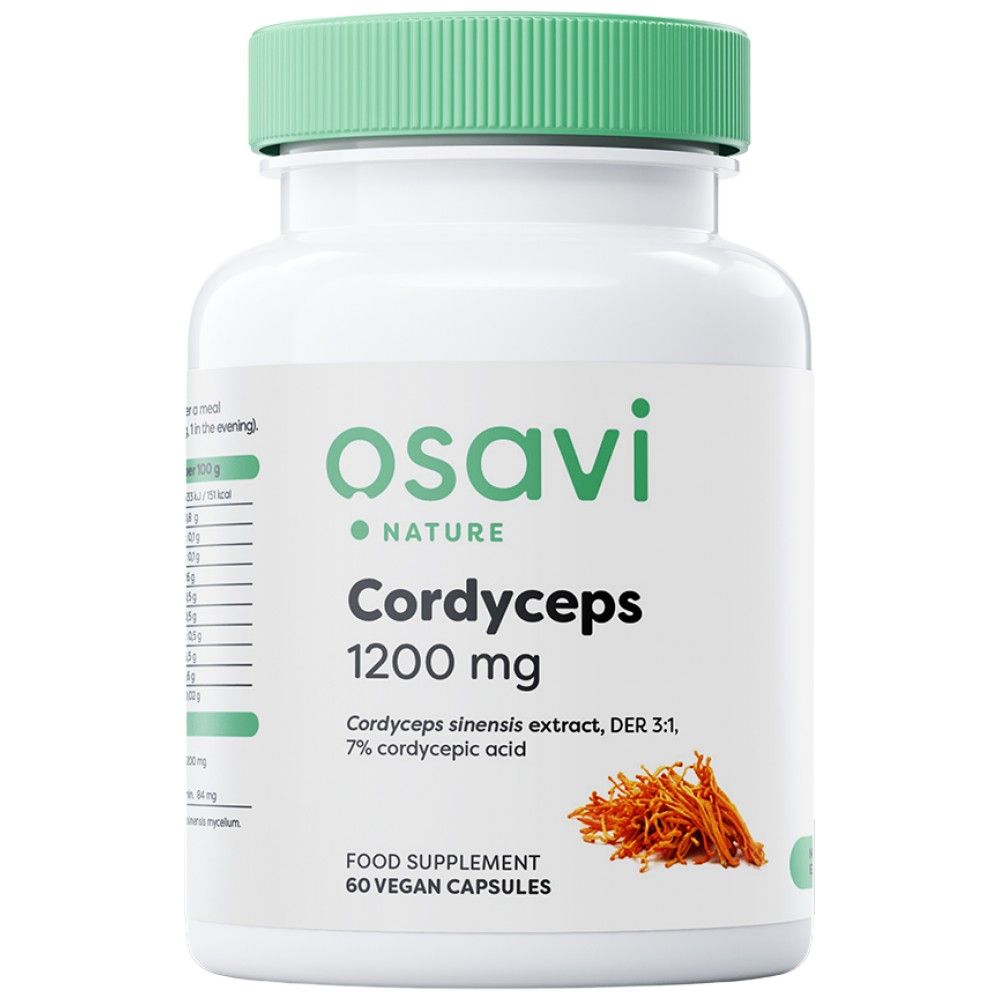 Cordyceps 1200 mg – 60 Kapseln
