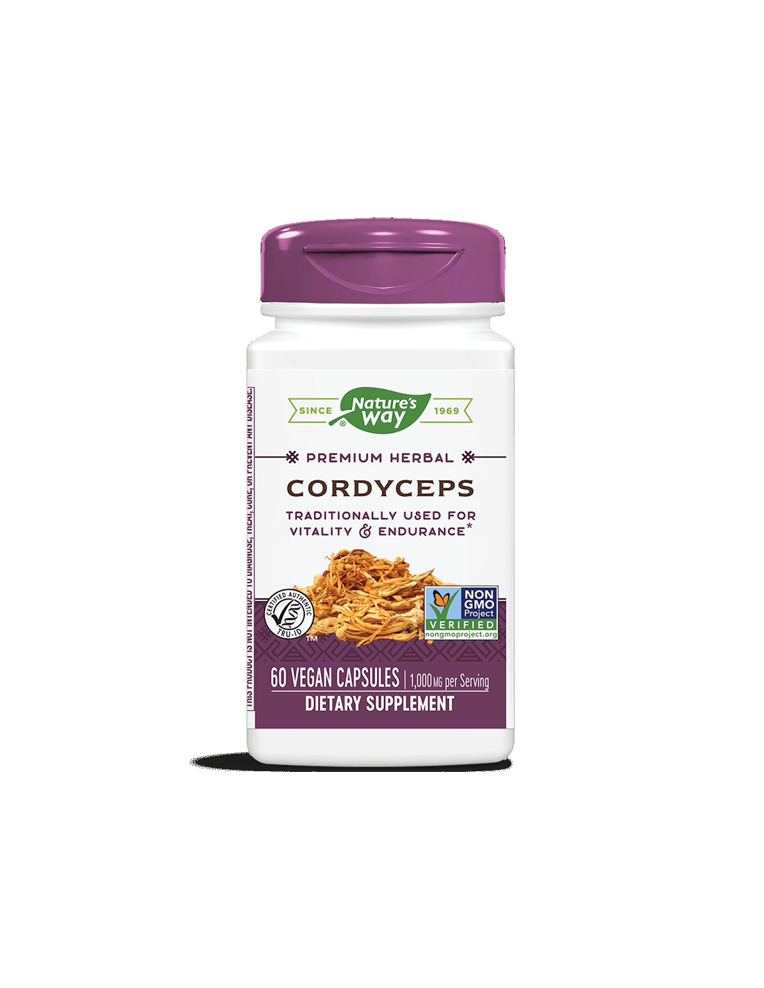 Cordyceps 500 mg x 60 Kapseln Nature's Way