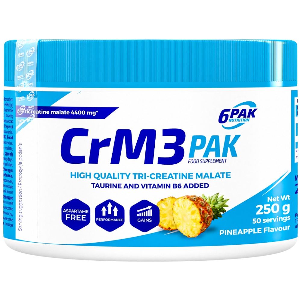 CrM3 PAK (Tri-Kreatin-Malat + Taurin) – 250 Gramm