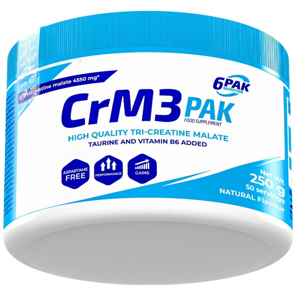 CrM3 PAK (Tri-Kreatin-Malat + Taurin) – 250 Gramm