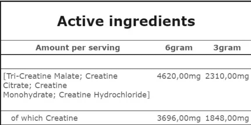 Crea Xtreme Pulver | Kreatinmatrix – 180 Gramm