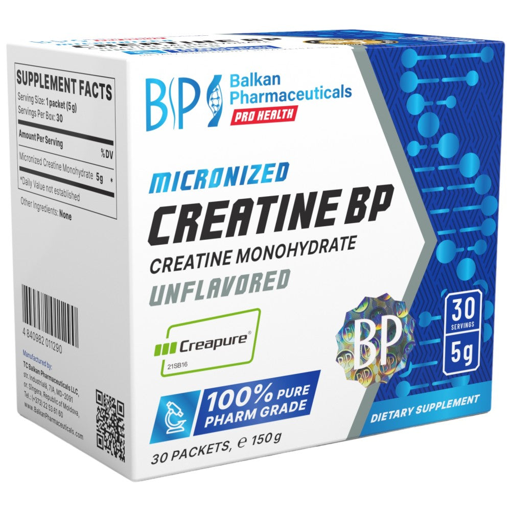 Kreatin-BP-Beutel | Creapure® – 30 x 5 Gramm
