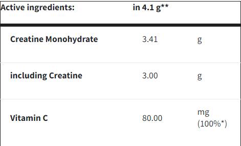 Kreatin Mono+ | mit Vitamin C - 300 Gramm