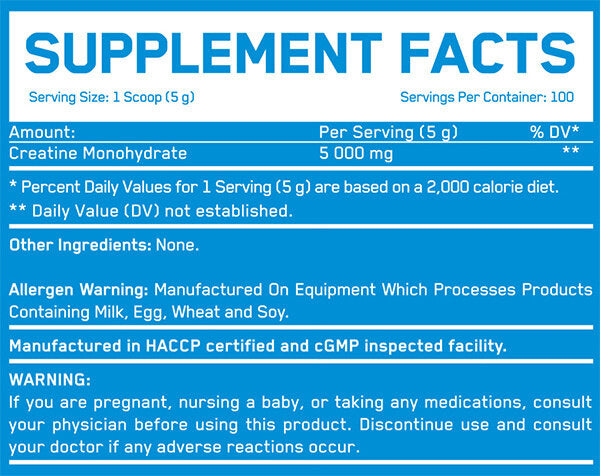 Kreatin-Monohydrat – 0,500 kg