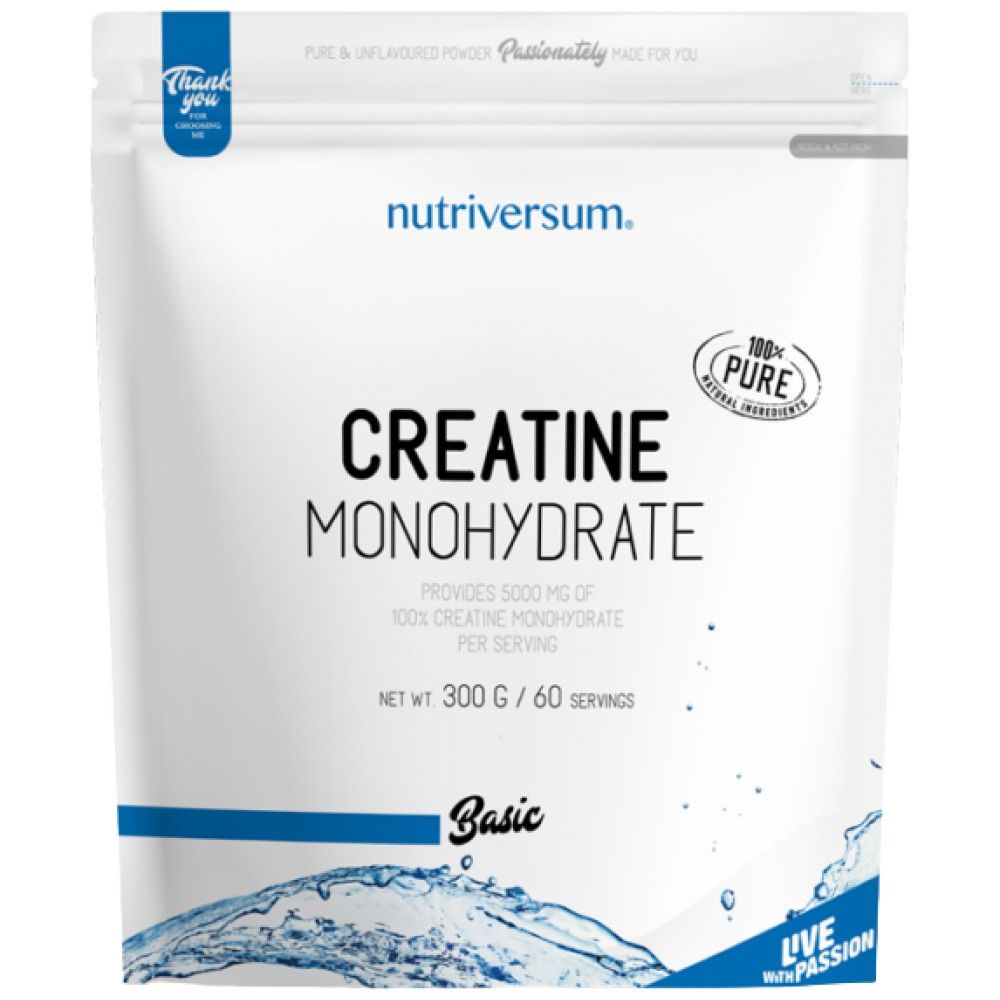 Kreatin-Monohydrat-Pulver – 300 Gramm