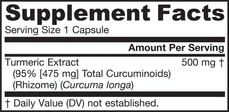 Curcumin 95.500 mg | 95 % Curcuminoide Kurkuma-Extrakt – 120 Kapseln