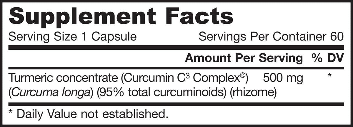 Curcumin 95.500 mg | 95 % Curcuminoide Kurkuma-Extrakt – 60 Kapseln