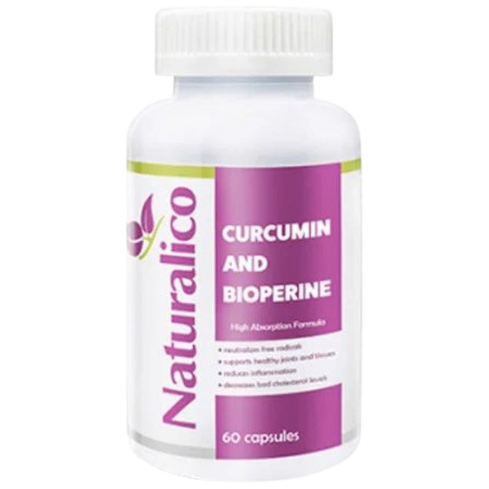 Curcumin und Bio-Perin – 60 Kapseln