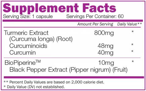 Curcumin und Bio-Perin – 60 Kapseln
