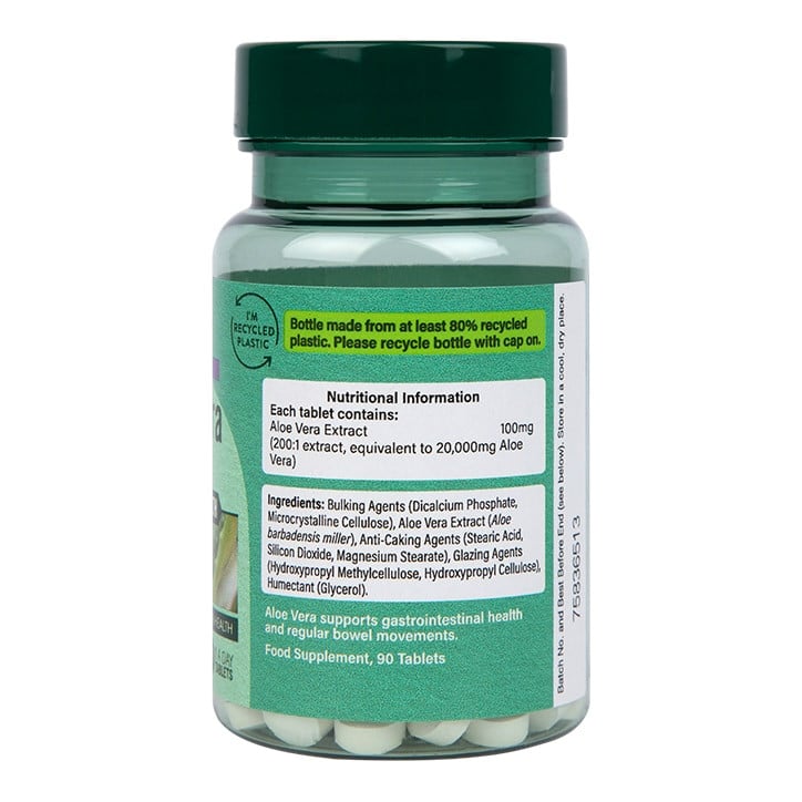 Aloe Vera Gel 20000 mg 90 Tabletten HOLLAND & BARRETT