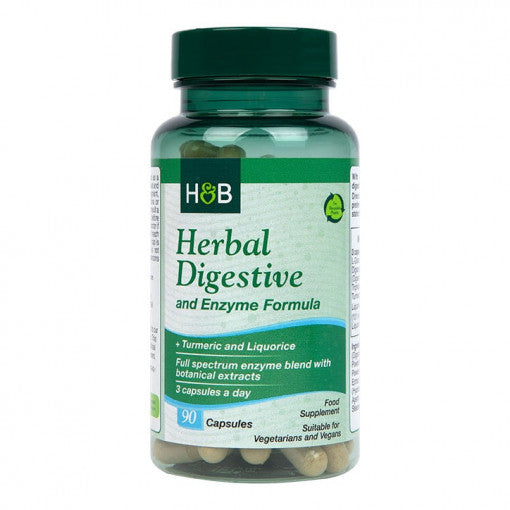 Kräuter-Verdauungs- und Enzymformel 90 Kapseln HOLLAND & BARRETT