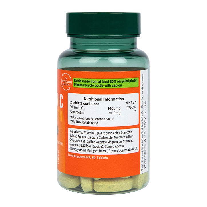 Quercetin + Vitamin C 60 Tabletten HOLLAND & BARRETT