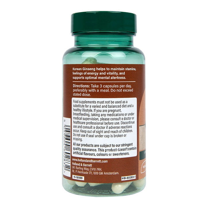 Koreanischer Ginseng 1500 mg – 90 Kapseln