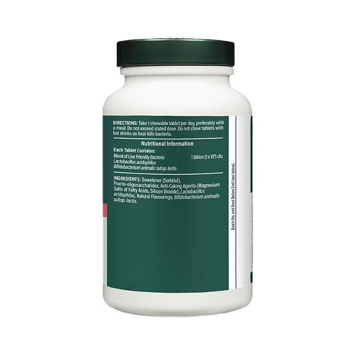 Probiotikum mit Acidophilus (kaubare Acidophilus-Erdbeere 1 Milliarde) 1 Milliarde. 120 Kautabletten HOLLAND & BARRETT