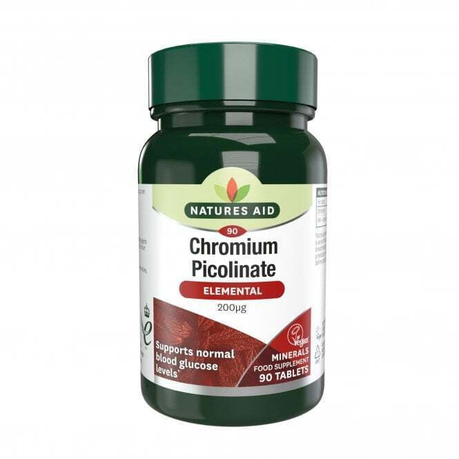 Chrompicolinat 200 µg 90 Tabletten Natures Aid