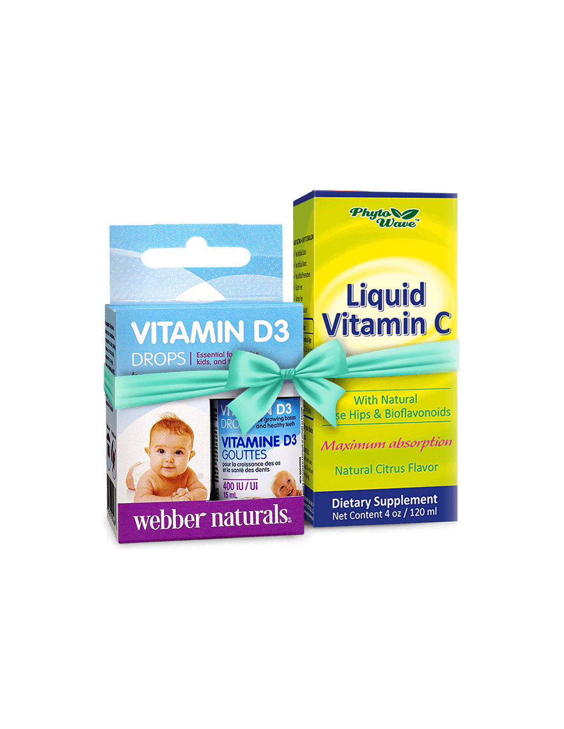 Aktionspaket - starke Immunität (für Erwachsene und Kinder)/Vitamin D3 (Tropfen) und Vitamin C (Sirup)
